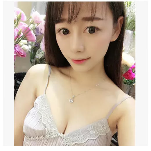 Fat Donglai gives the same Valentine's Day gift to his girlfriend new pt950 platinum necklace diamond pendant 18kl platinum platinum necklace (yuanbao chain) + pendant