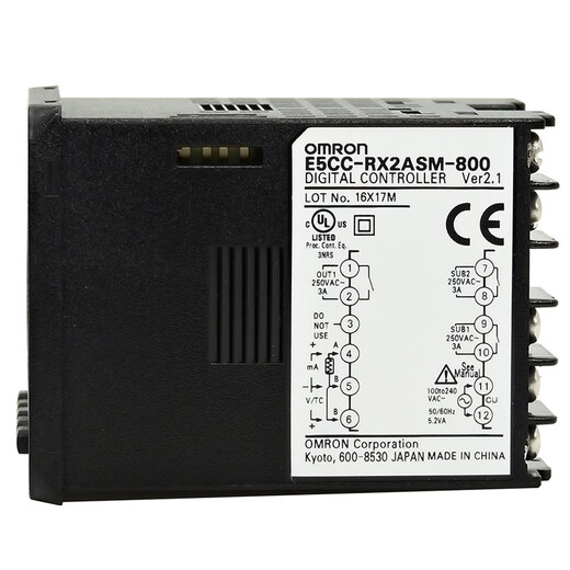 Omron (OMRON) original OMRON Omron E5CC intelligent digital display temperature control instrument thermostat relay voltage and current output 4~20ma liquid crystal display LCD temperature controller E5CC-RX2ASM-800 replaces E5CZ-R2MT