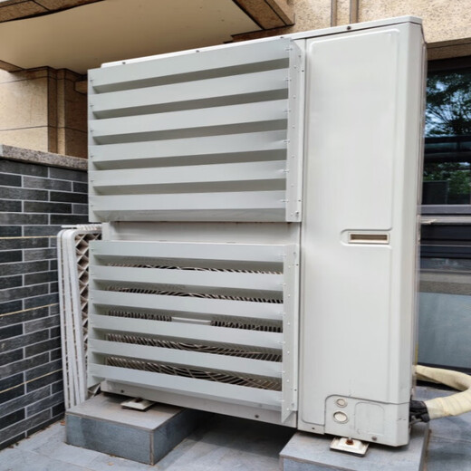 Suitable for air conditioner outdoor unit bracket windshield, wind guide hood to change the wind direction, water tray diversion, anti-direct blowing louvers, 600*600 wind guide plate, spray-coated galvanized steel plate