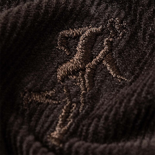 与狼共舞【灯芯绒&纯棉】通勤百搭舒适男士长袖衬衫 302深咖啡 L(175) 