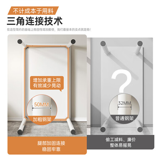 Wooden bottle thickened computer desk bedroom home simple student writing desk study desk rental room office small table thick round table legs 80*40*74cm