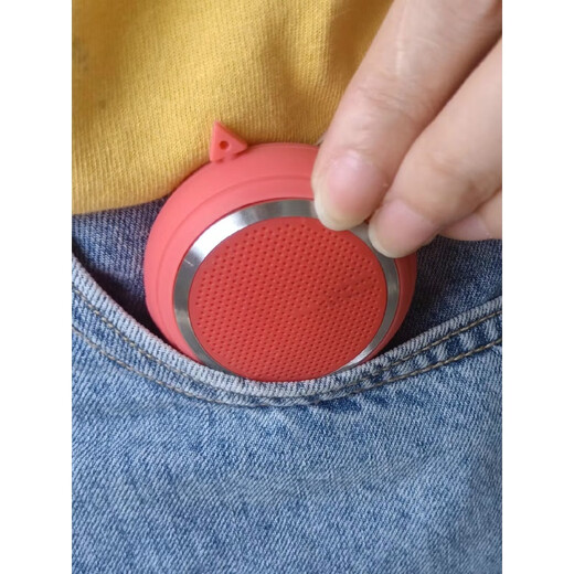 HKMW索尼机（SOYN）通用2025新款迷你蓝牙音箱创意无线插卡耳机便捷式随身听播放器口袋挂脖小音响 黑色 官方标配