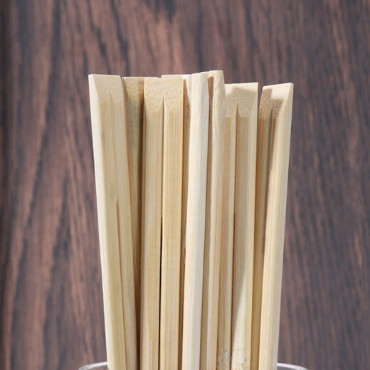 Fangcaodi Disposable Chopsticks 100 Pairs Tianchi One-piece Chopsticks Outdoor Fast Food Takeaway Packaging Bamboo Chopsticks 20.5cm Individually Packaged