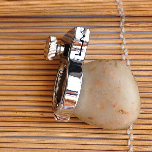 Ring alloy spring quick press second rubber band flat leather slingshot metal frameless ring with rubber band with rubber band