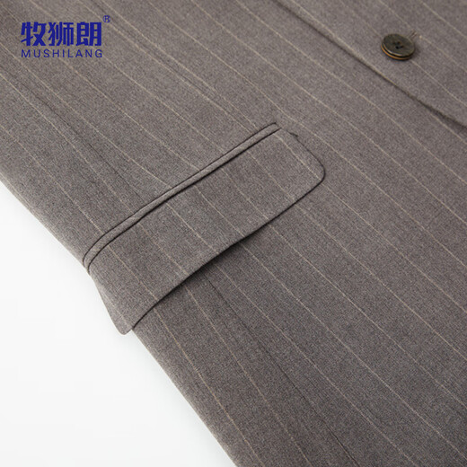 Mushilang suit men's slim business professional formal suit men's fashion suit groomsmen suit groom suit wedding dress