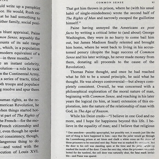 预售 常识 英文原版 Common Sense