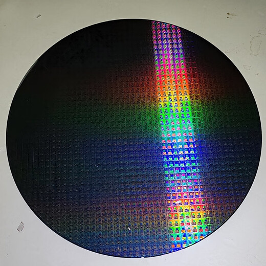 Crystal CPU wafer wafer photolithography integrated circuit chip semiconductor silicon wafer teaching science test 12 inches 04 free acrylic bracket