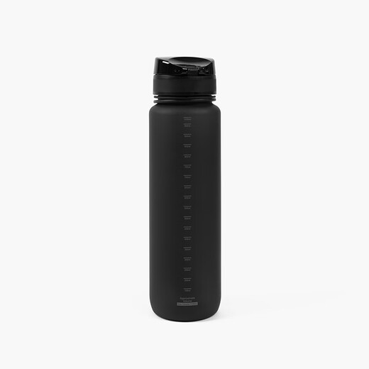 Tesla Official Sports Bottle Sealed, Leakproof, Accurately Scaled, Large Capacity Portable, Black 1100ml