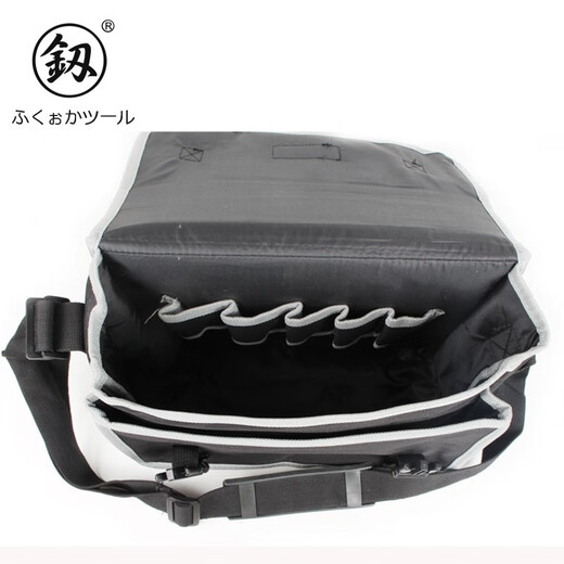 鰰 Japan Fukuoka Tools household shoulder bag multi-function computer repair tool bag canvas bag electrician bag FO-8120 industrial grade stab-proof tool bag 12 inches