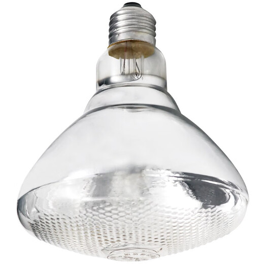 Mushide Insulation Lamp Piglet Heating Bulb Farm Heating Lamp Brooding Greenhouse Breeding Equipment 100W-275W Shipped after Disinfection 250W Premium Aluminum Head Pockmarked Bulb