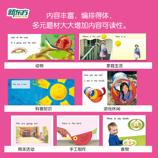 New Oriental Official Flagship Store PM Rainbow English Graded Reading Children's English Picture Books for Levels 1-9 Complete Set Single Book Optional American Cengage Original Children's Book Enlightenment English Picture Books for Children Aged 3-12 Integrated English Reading Solution Scientific Graded Click-Read Edition PM Rainbow English Level 3 (Applicable to Large Classes)