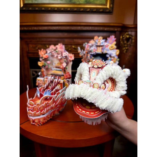 Q Bookshelf Aipin 3D Puzzle and Crafts Celebrate the New Year in the Palace