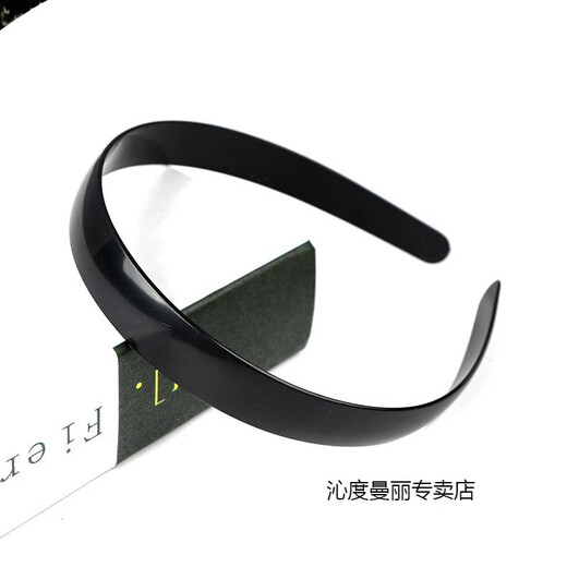 Qindu 1.8-3.7cm handmade DIY hair accessories material plastic base wide hair hoop head buckle bow with ht hair hoop type b