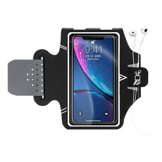 Star rudder mobile phone arm bag running mobile phone bag men's and women's equipment sports arm sleeve wrist phone bag arm bag wrist bag LL6 ordinary small black