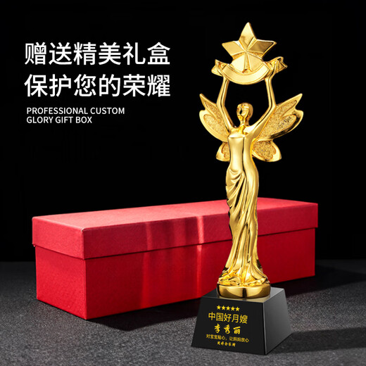 金牌月嫂水晶奖杯定制做保姆奖牌阿姨妈妈老婆护理师女友纪念礼品 月嫂奖杯 1-24款