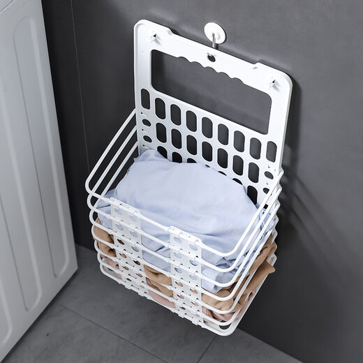 Daisy Leaf Folding Dirty Clothes Basket Large Capacity Dirty Clothes Basket Wall-mounted Foldable Dirty Clothes Storage Basket Laundry Basket Large