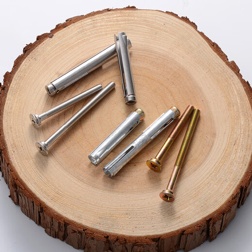 Jinggong Iron Stainless Steel Window Gecko Countersunk Head Cross Expansion Screw Door and Windows Special Pull Expansion Screw M8M10 Carbon Steel Galvanized M10*182 (5 pcs) Punch 10mm