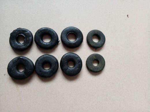 Taishilon water-expansion water-stop ring rubber sleeve water-stop ring building waterproof seal ring steel bolt rubber sleeve water-stop ring