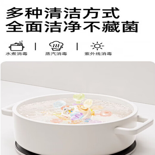 Xulin Japanese Manhattan Hand Ball Baby Silicone Teether Teething Stick Baby Chew Toy Anti-Eating Lalale-Red 6-point Teether-Suction Cup Fixation-Pulling Pull Rope