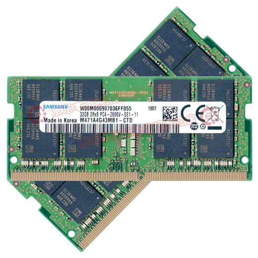 Samsung (SAMSUNG) original DDR4 PC4 fourth-generation notebook all-in-one computer memory stick is suitable for Lenovo Savior, Dell Inspiron, ASUS Tianxuan, HP, Xiaomi, Huawei, etc. DDR4 2666 32G notebook memory stick