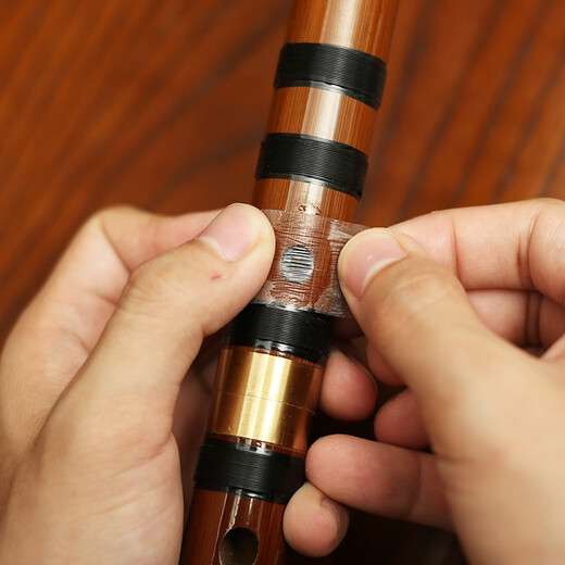 Liaofeng flute film glue solid donkey hide gelatin bamboo flute glue film is a good helper with good stickiness flute accessories three pieces liquid flute film glue