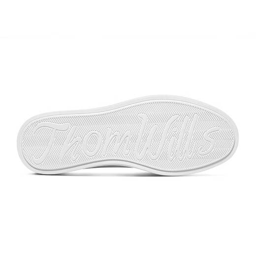 THOM WILLS white shoes for men, sweat-absorbent, breathable, casual, versatile, classic white sneakers, casual shoes, genuine leather business winter men's shoes, white G014-1 41/7.5 size