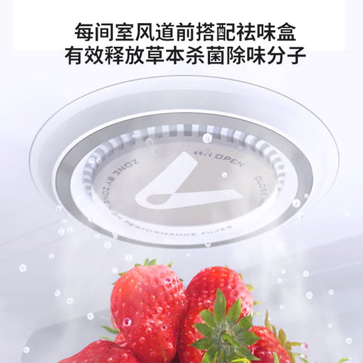 VIOMI active herbal filter deodorizing box reduces deterioration by 99.9%, inactivated enzyme is suitable for Midea, Haier and other refrigerators, round 2-pack, sterilization rate 99.99%