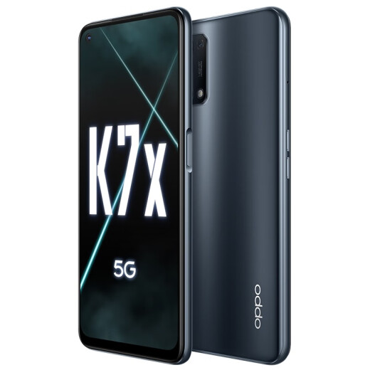 OPPOK7x6+128GB Black Mirror 48MP Quad Camera 5000mAh Long Battery 90Hz Gaming Screen 30W Flash Charging Smart 5G Mobile Phone