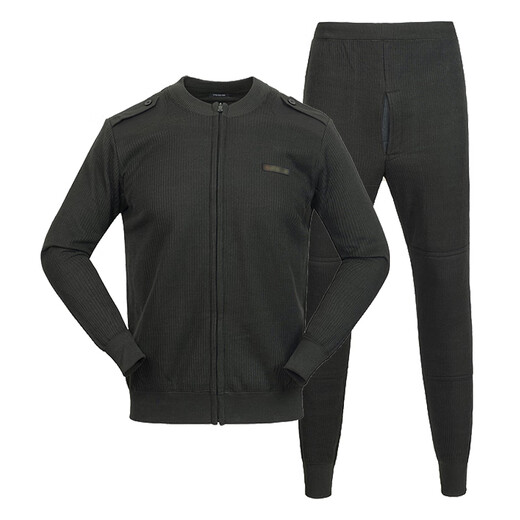 9517 cold area plus velvet thickened velvet clothing and trousers suit men's velvet clothing and trousers to keep warm in winter and to prevent cold and labor protection cotton coat and trousers