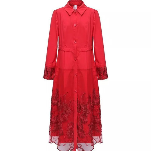 Prodigal gossip pick up-Chaqueta cortavientos con fugas para mujer, cárdigan de longitud media, nuevo estilo de primavera y otoño, color café 5XL, 2023