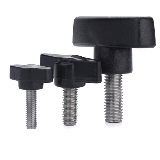 Jinggong M4M5M6M8 304 stainless steel one-word T-shaped handle screw T-shaped hand screw screw mechanical handle screw 27 head diameter-6*20