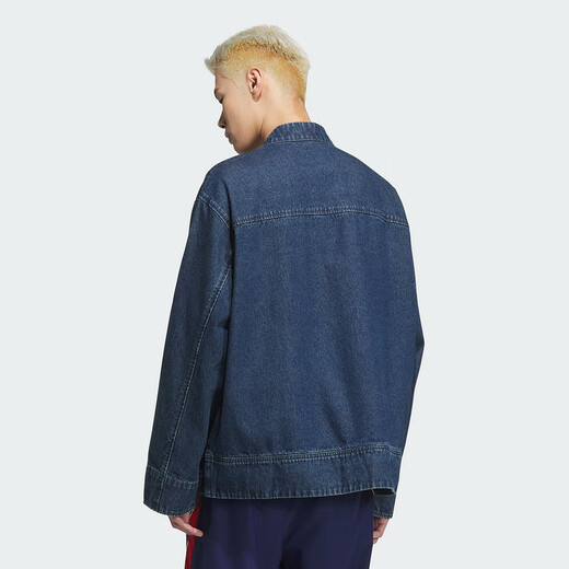 阿迪达斯（adidas）三叶草蛇年新年款CNY新中式盘扣宽松外套 JZ9928 M