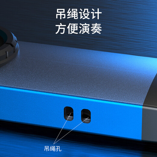 Romusic kazoo flute saxophone professional performance new double-headed metal guitar ukulele instrument black