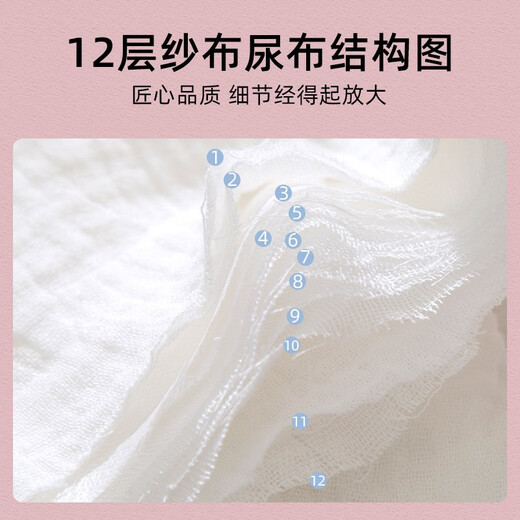 Colorful newborn baby pure cotton gauze 12-layer all-in-one washable diaper baby urine meson mustard diaper pocket diaper pants avocado + lemon + giraffe (3 pieces) M size (suitable for 12-22 Jin Jin equals 0.5 kg)