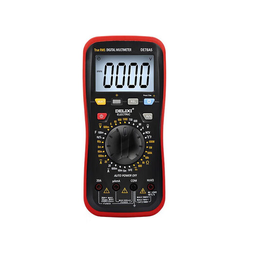 Delixi Electric digital multimeter multi-function digital display high-precision smart multi-meter ammeter household meter DE78AS NCV