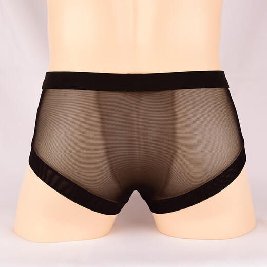 Confidential delivery sexy underwear men's thong men's underwear sexy fully transparent T-pants passion white one-size-fits-all bullet egg separated pants shorts briefs