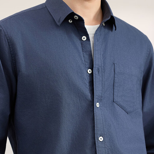 Made in Tokyo flannel shirt men's long-sleeved shirt casual men's shirt jacket autumn and winter navy blue 41