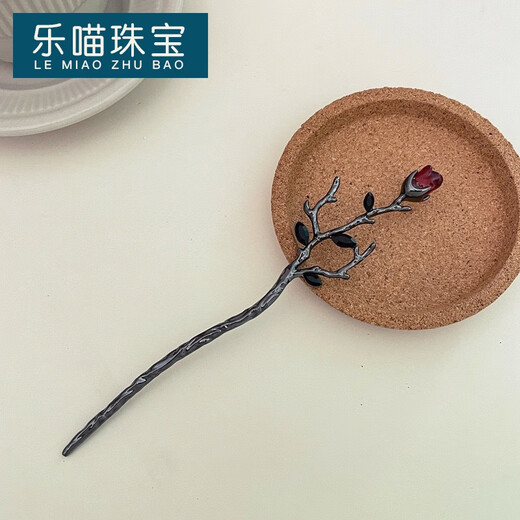 LEMIAO national style tassel hairpin new Chinese style gradient dark green dragon pattern hairpin national trendy hair accessories hairpin detachable earrings bamboo section