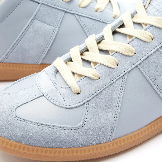 Maison Margiela(梅森·马吉拉) Replica经典男士德训鞋 时尚拼接系带运动休闲鞋 浅蓝色 S57WS0236 P1895 T6172 40 码