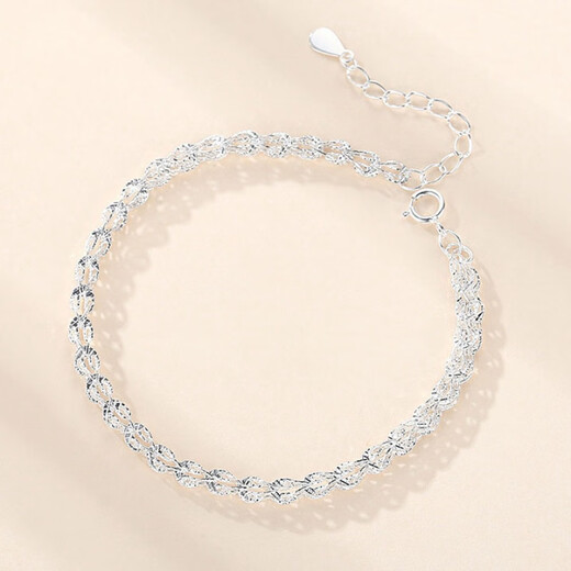 Nilan pt950 platinum bracelet PT950 phoenix tail women's niche design sparkling internet celebrity platinum platinum phoenix tail bracelet