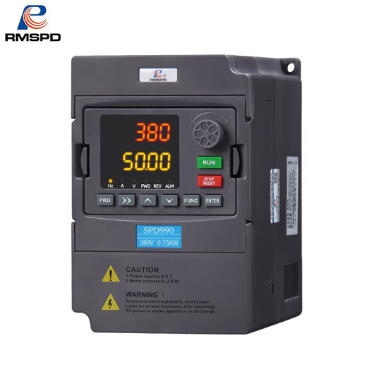 RMSPD three-phase inverter 380V 0.75KW heavy-duty motor Feng Shui pump high-power speed regulating inverter 750w