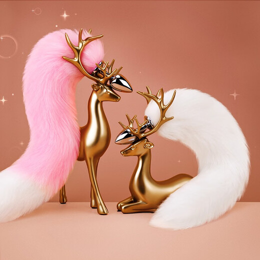 Private password sm sex toys anal plug fox tail female special adult sex toys set headband + tail