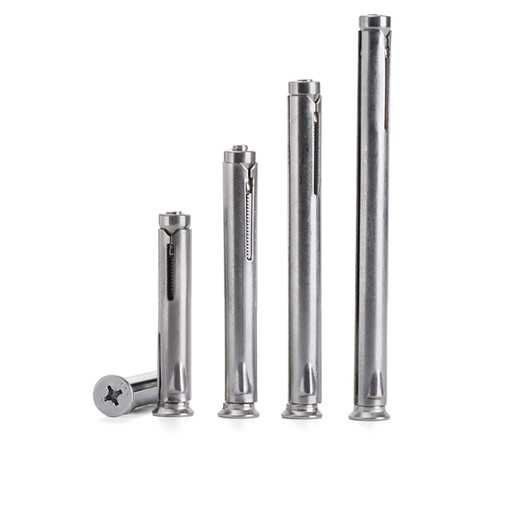 Jinggong Iron Stainless Steel Window Gecko Countersunk Head Cross Expansion Screw Door and Windows Special Pull Expansion Screw M8M10 Carbon Steel Galvanized M10*182 (5 pcs) Punch 10mm