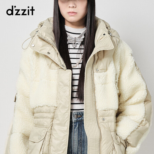 DZZIT plain pullover sweater with autumn and winter simple modern slim design for women black XS