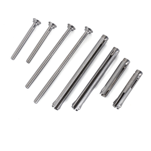Jinggong Iron Stainless Steel Window Gecko Countersunk Head Cross Expansion Screw Door and Windows Special Pull Expansion Screw M8M10 Carbon Steel Galvanized M10*182 (5 pcs) Punch 10mm