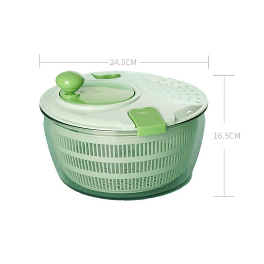 Baiji drain basket manual dehydrator kitchen artifact fruit and vegetable salad water spinner vegetable washing basket filter basin rice washing basket vegetable spinner