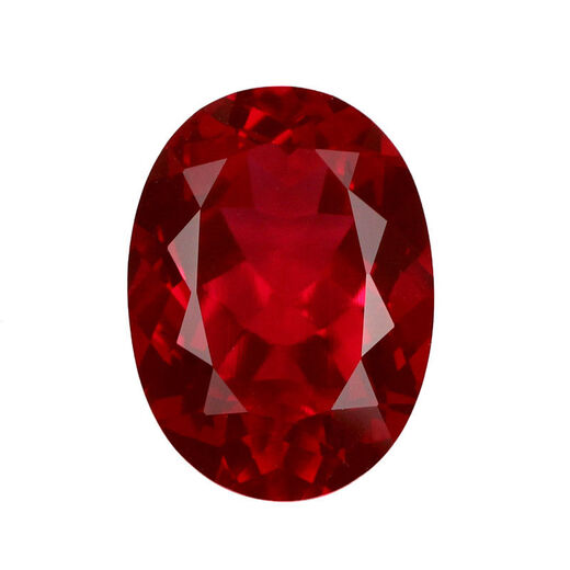 Oval ruby ​​RUBY natural gemstone pink fused loose stone ring pendant dual-purpose Burmese pigeon blood red colored gemstone oval/egg shape (3X5mm)