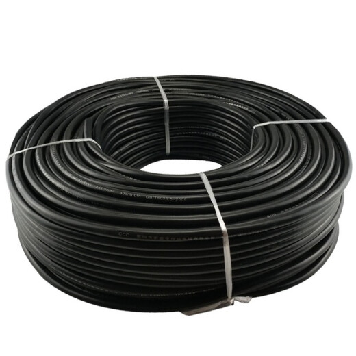 Fengda 3+1 core multi-strand national standard medium-sized rubber sheathed wire soft rubber sheathed wire insulated flexible cable waterproof wire rubber wire YZ3*1.5+1*1 square [100 meters per reel]