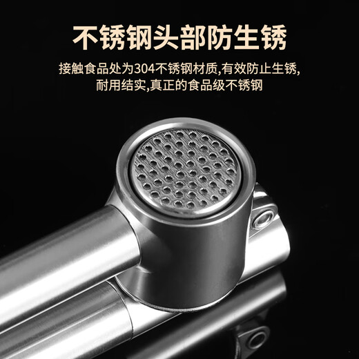 Baijie 304 stainless steel garlic press, garlic press, leakage, manual garlic press, garlic peeler, garlic press, garlic press, garlic press