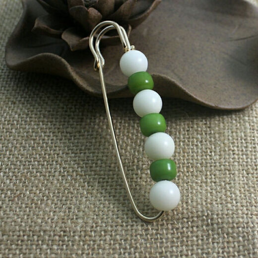 Lotus Bodhi Brooch Women's Clothes Fixed Large Pin Scarf Corsage Shawl Button Coat Sweater Cardigan Button Retro 88 Bamboo